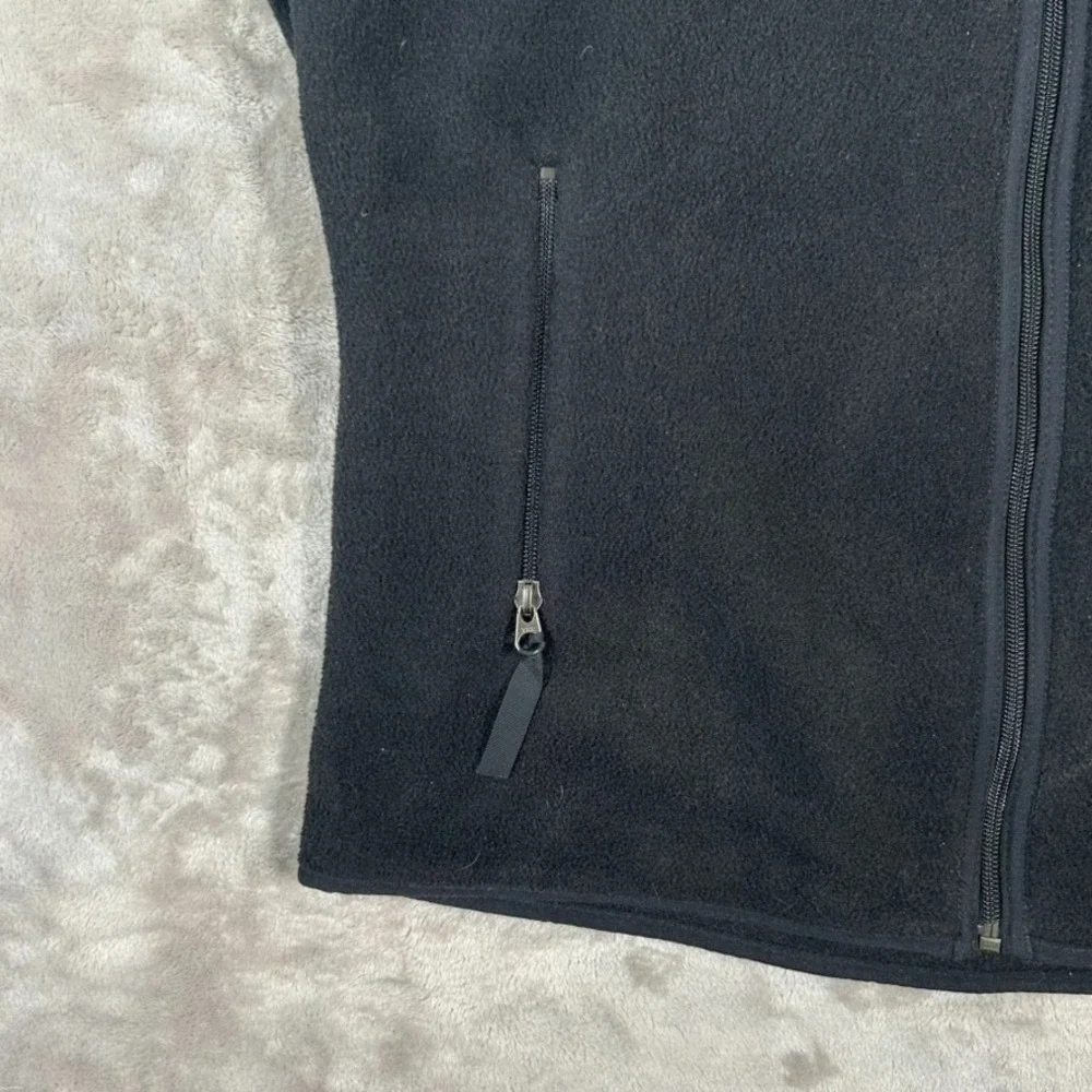 VTG Patagonia Synchilla Vest Men Large Black Better Sweater Fleece Full Zip USA